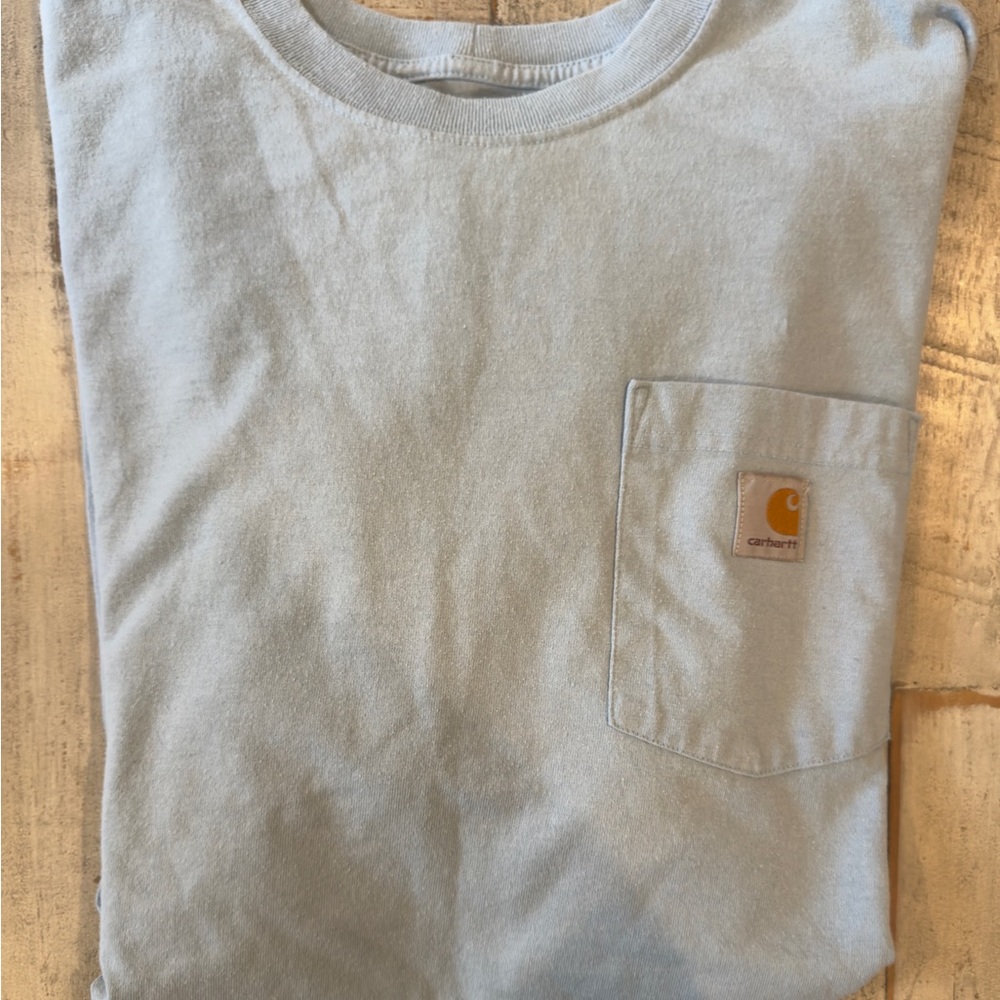 Carhartt Sky Blue Tee with Pocket